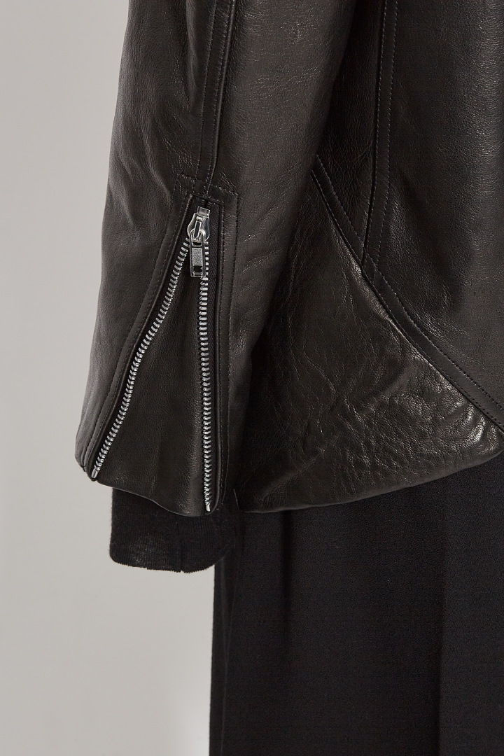 Leather Jacket Exploder Jkt - Black