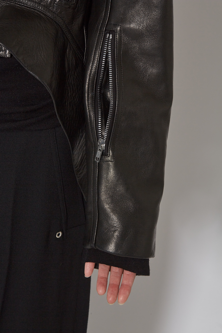 Leather Jacket Exploder Jkt - Black