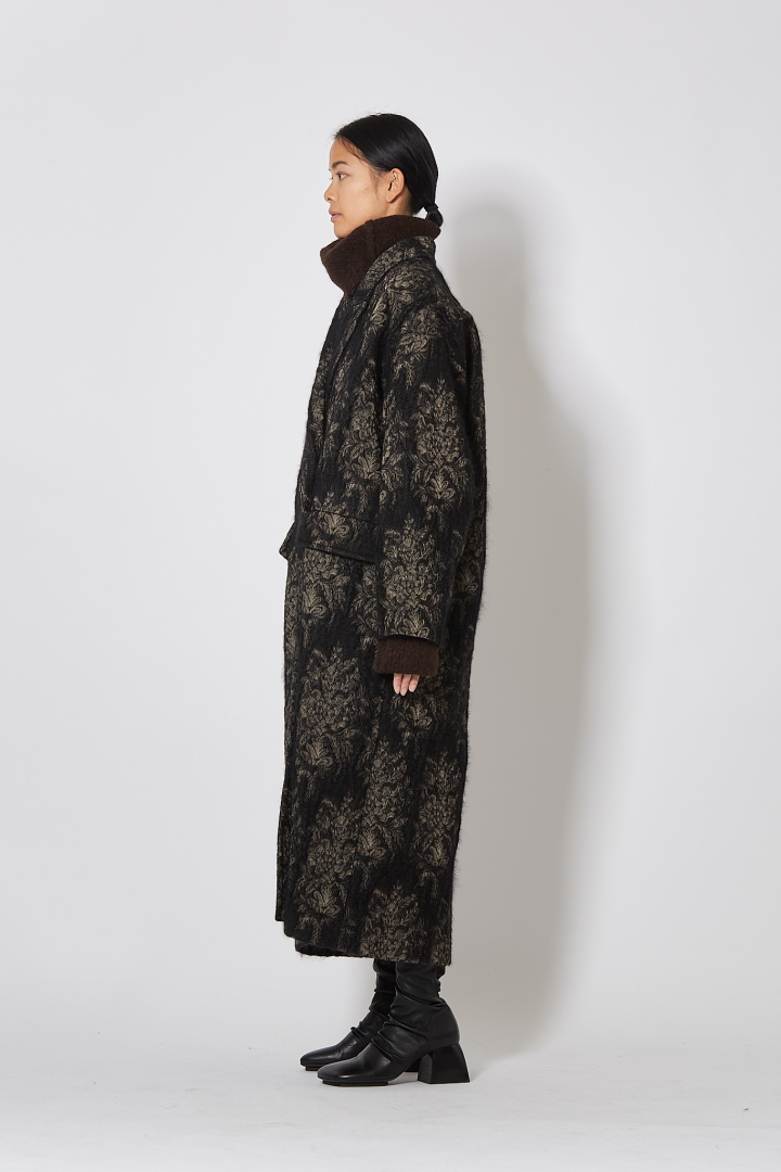 Cicero Coat - Black/Tan