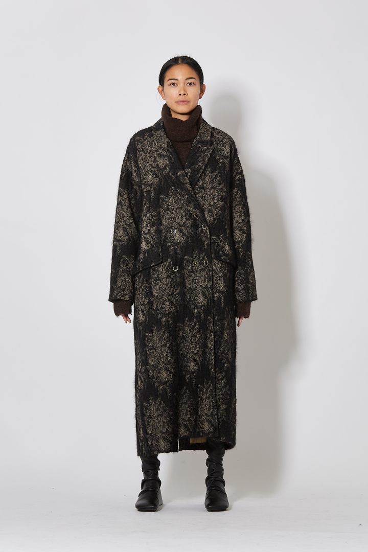 Cicero Coat - Black/Tan