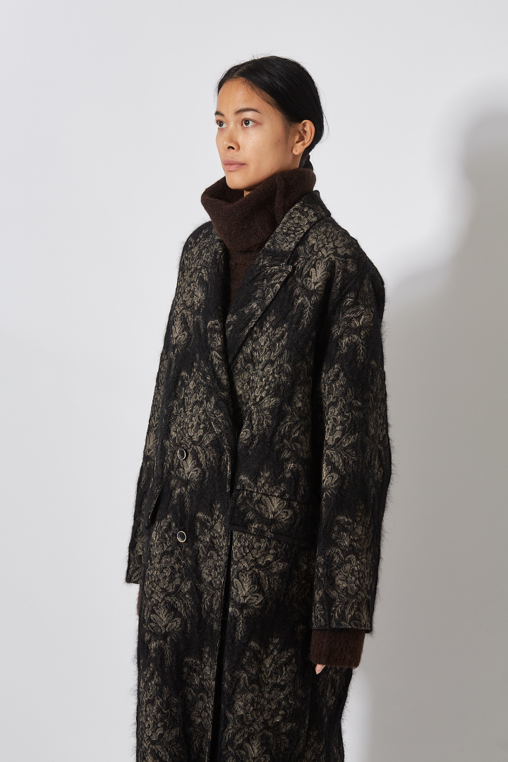 Cicero Coat - Black/Tan