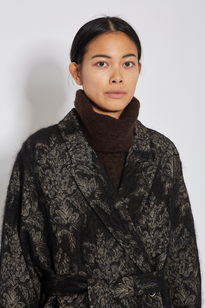 Cicero Coat - Black/Tan