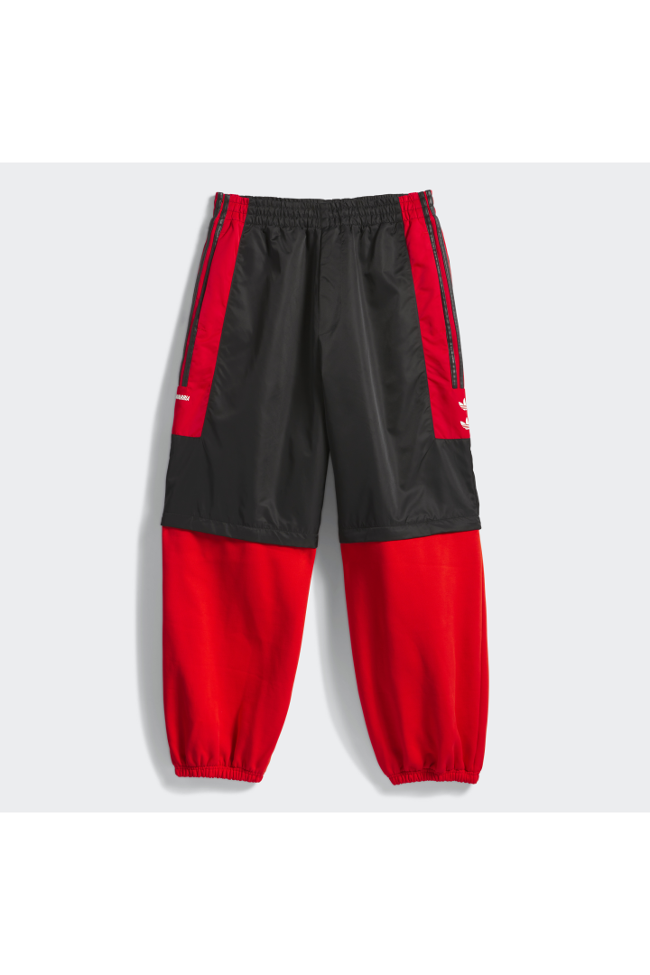 WC Fleece Track - Black/Red