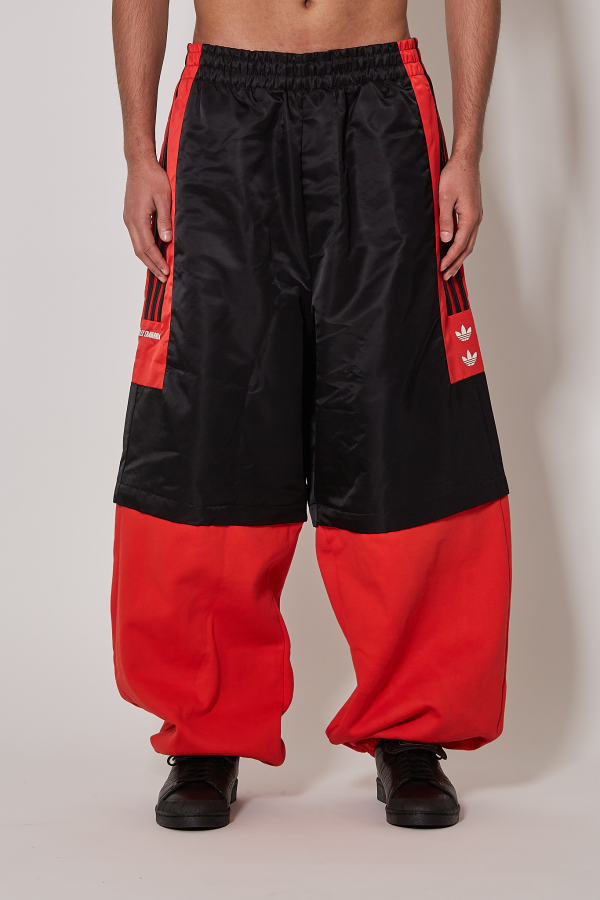 WC Fleece Track - Black/Red