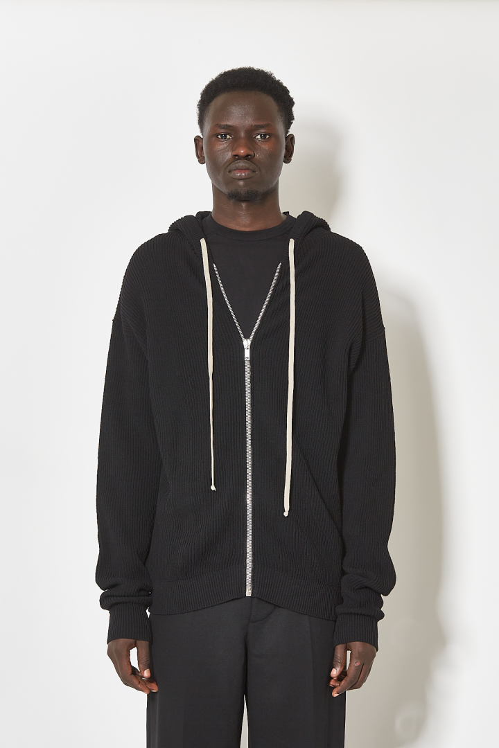 Jacket Zipped Hoodie - Black