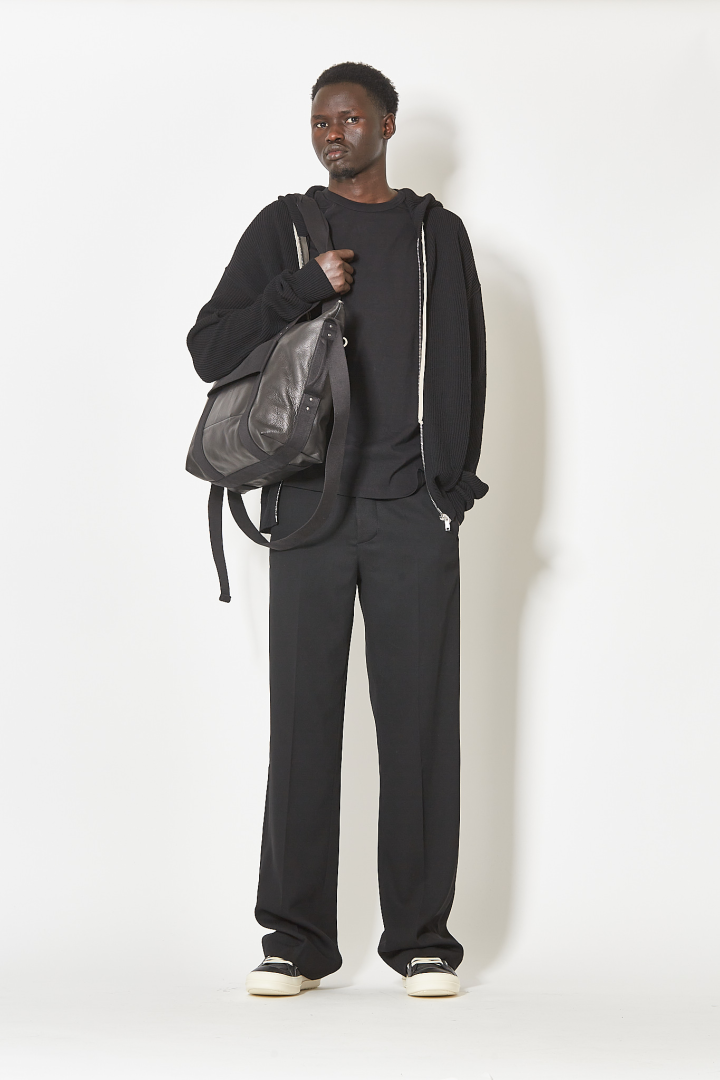 Jacket Zipped Hoodie - Black