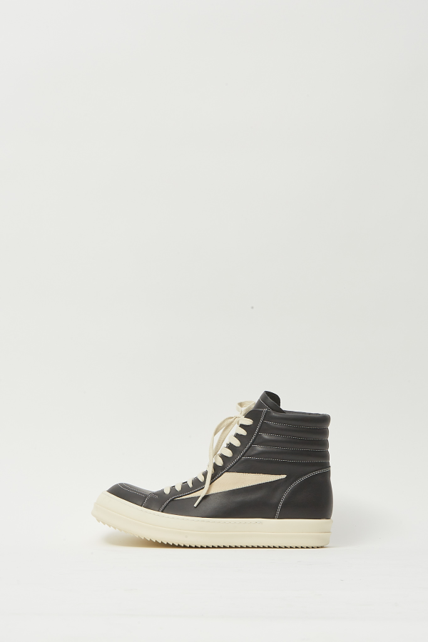 High Vintage Sneaks - Black/Milk/Milk