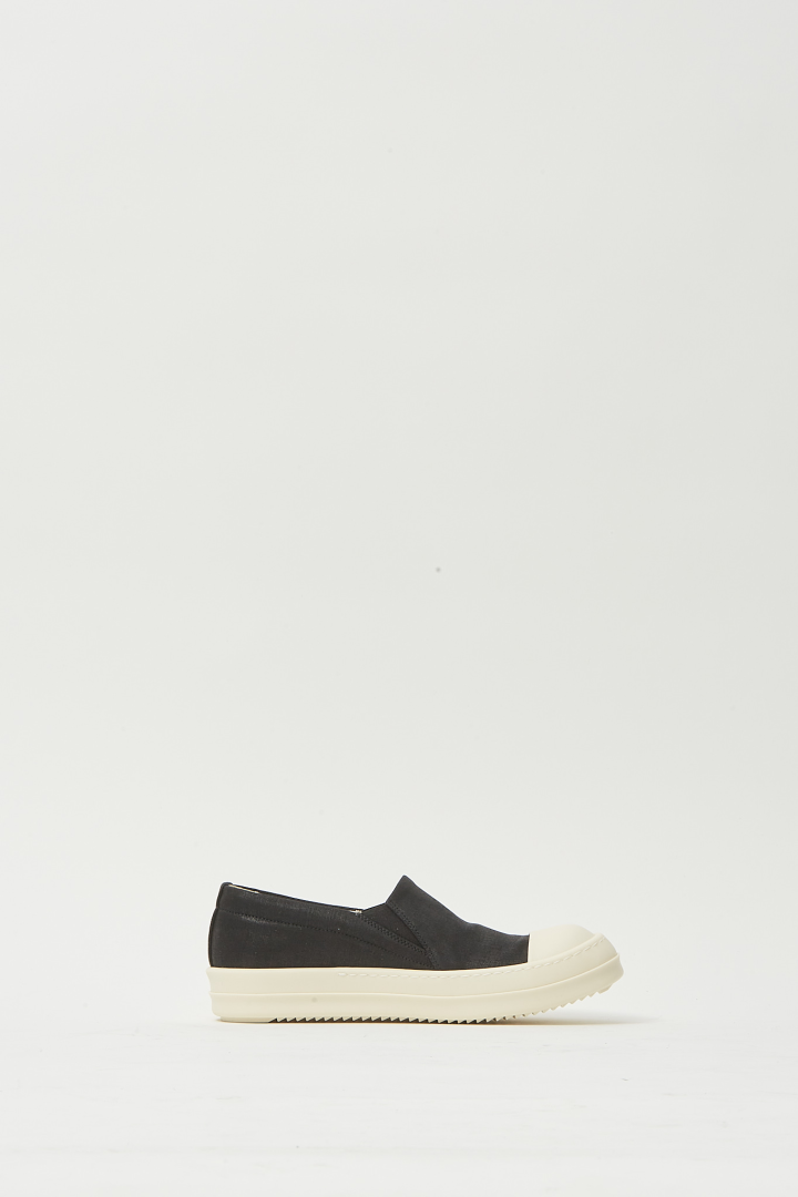 Boat Sneaks - Black/Milk/Milk