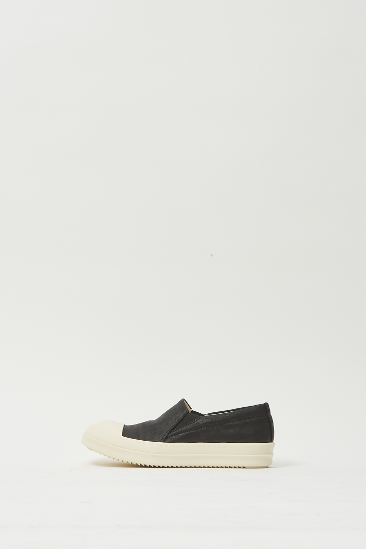 Boat Sneaks - Black/Milk/Milk