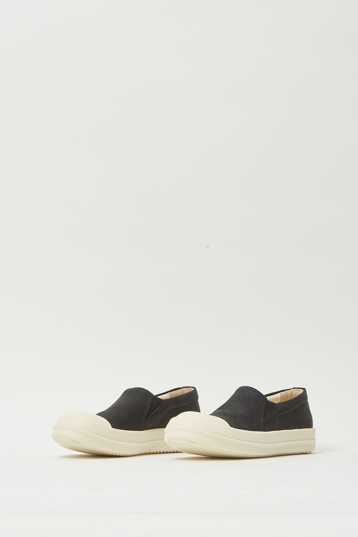 Boat Sneaks - Black/Milk/Milk