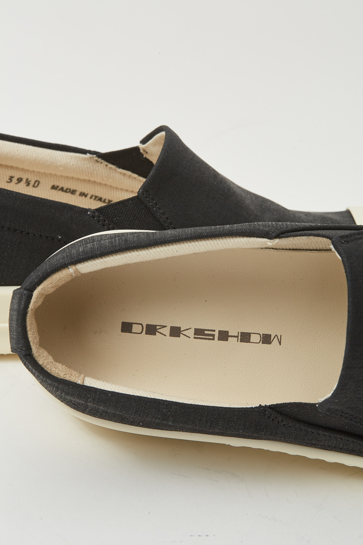 Boat Sneaks - Black/Milk/Milk