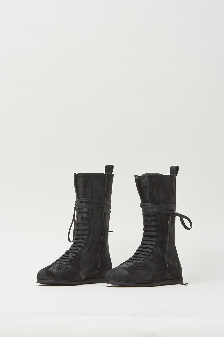 Fides Soft High-Top Boxing Sneakers - Black