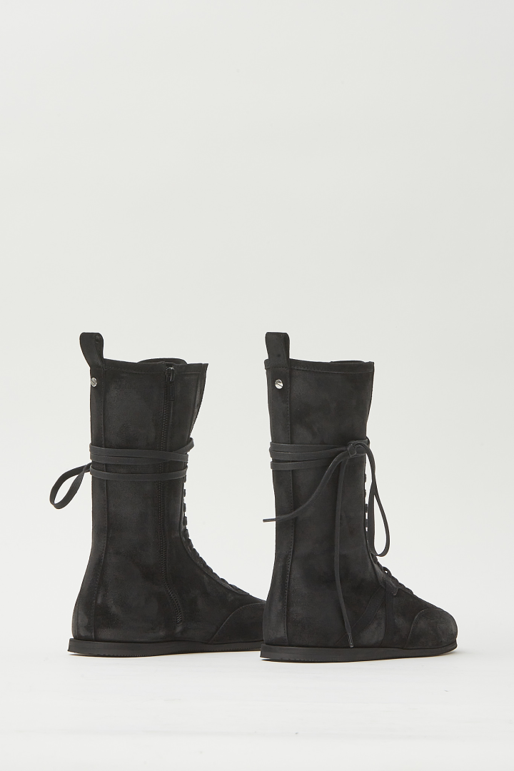 Fides Soft High-Top Boxing Sneakers - Black