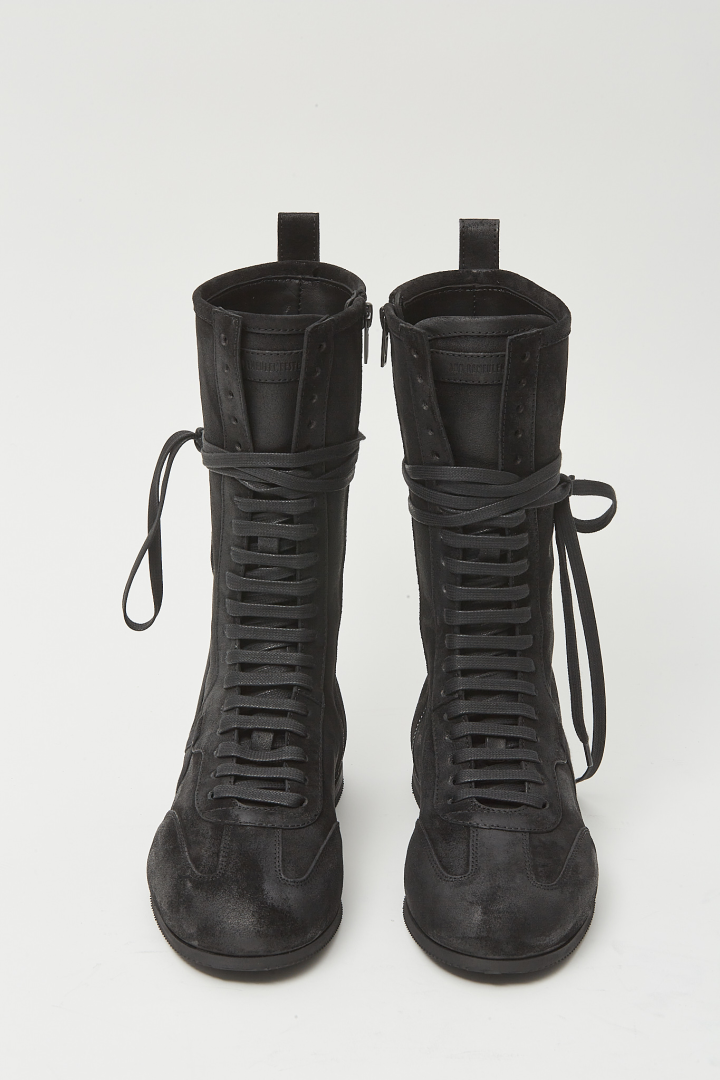 Fides Soft High-Top Boxing Sneakers - Black