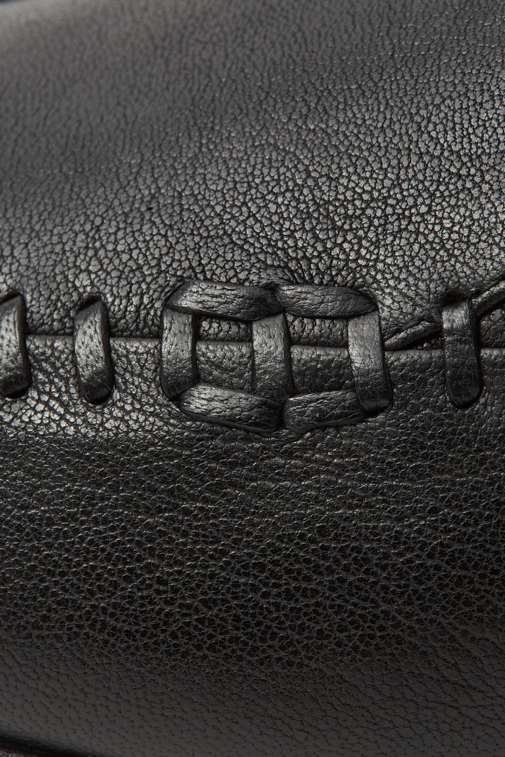 Sika Soft Lace-Up Slipper - Black