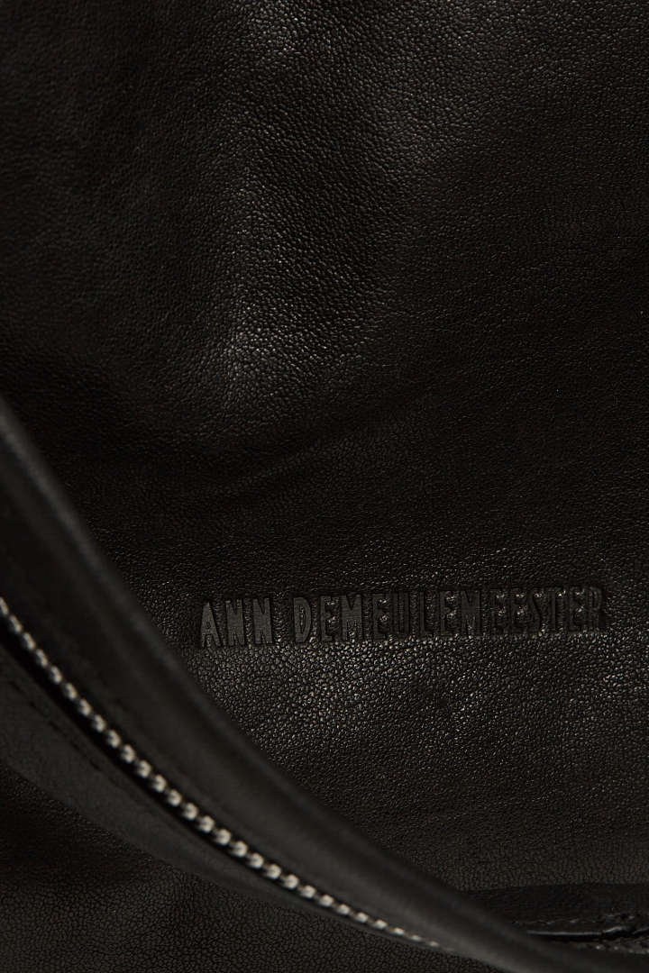 Lusi Large Soft Zipper Bag - Black