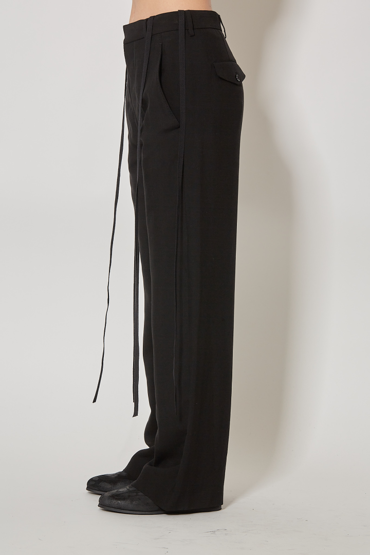 Comfort Fit Trousers - Black
