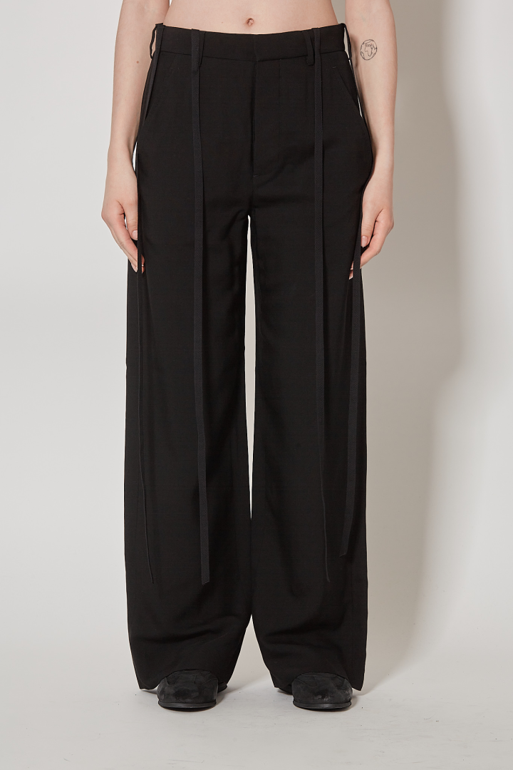 Comfort Fit Trousers - Black