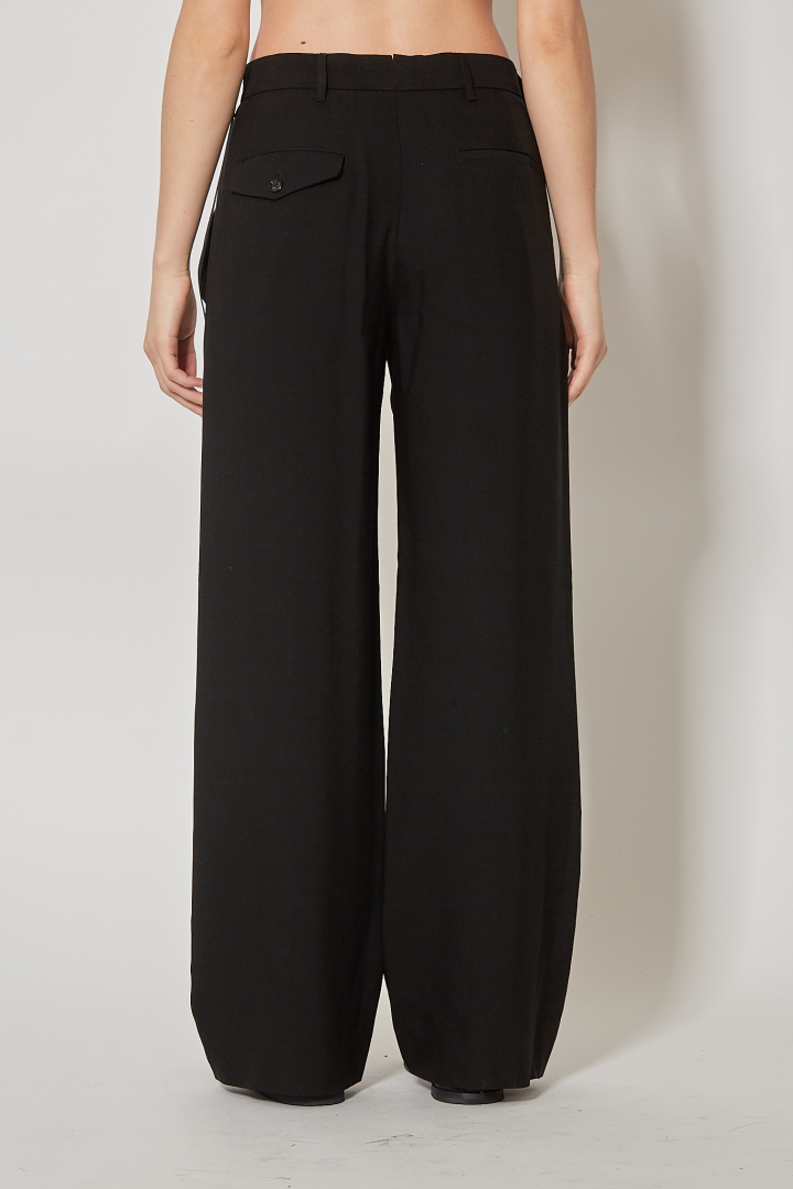 Comfort Fit Trousers - Black