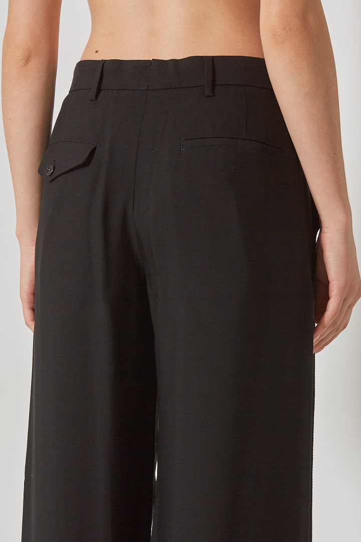 Comfort Fit Trousers - Black