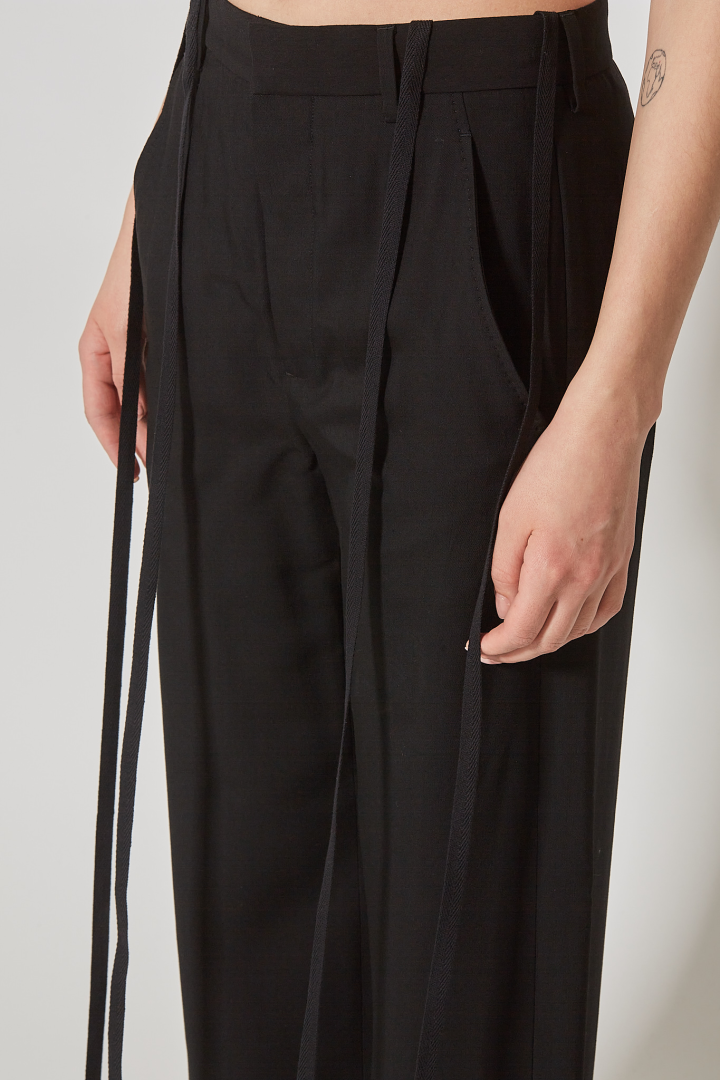 Comfort Fit Trousers - Black