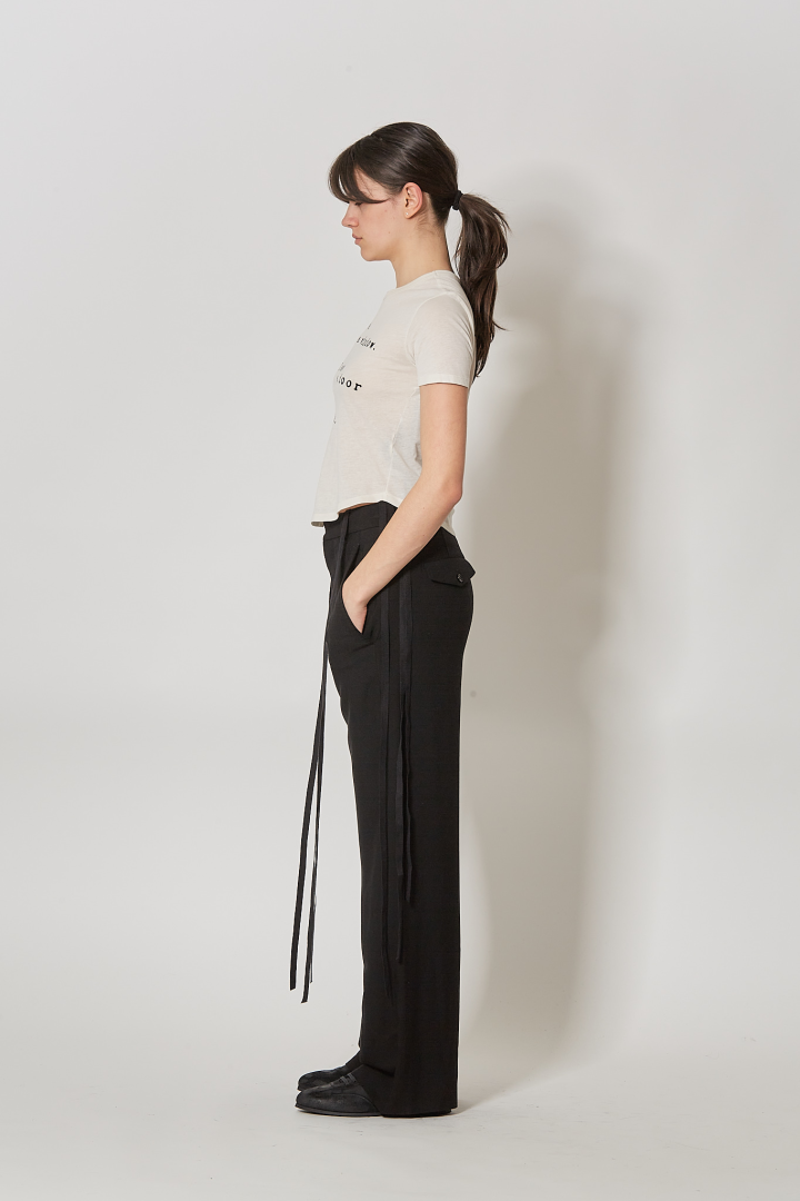 Comfort Fit Trousers - Black