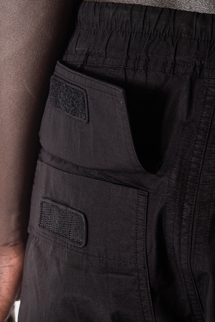 Pantaloni Creatch Cargo Drawstring - Black