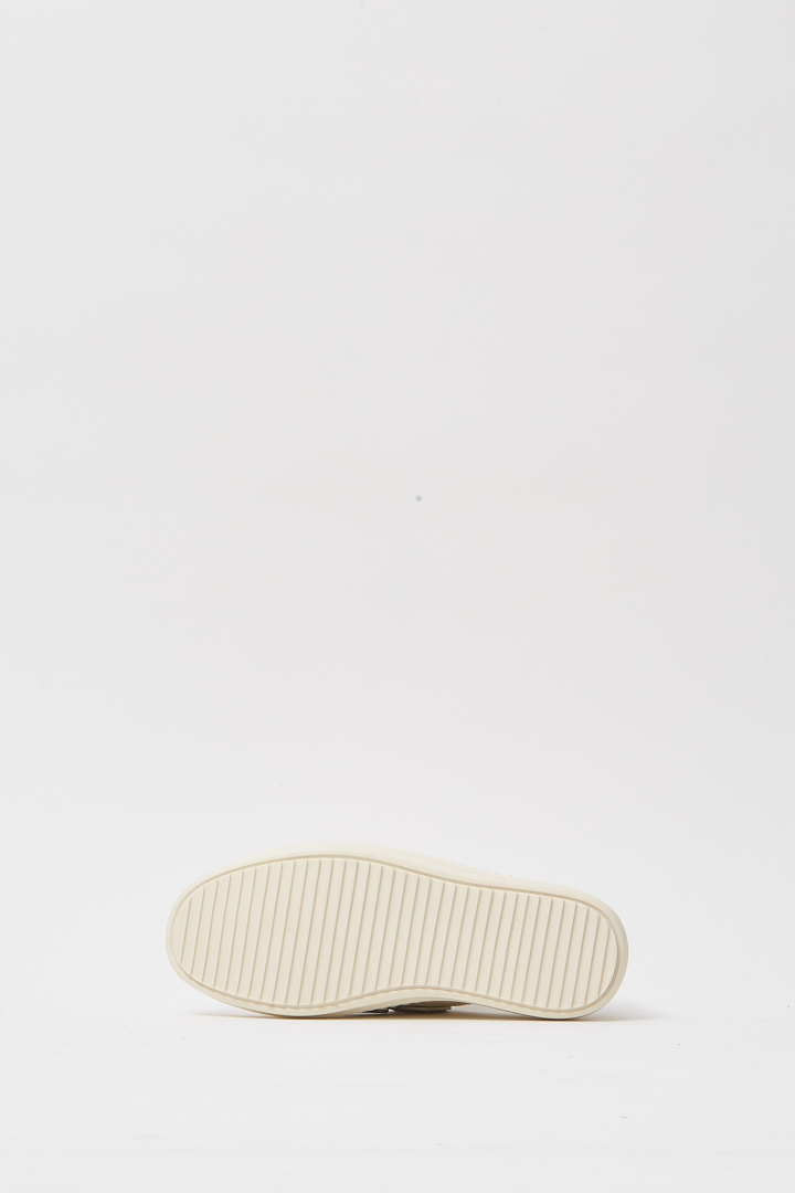 Leather Shoes Strap Low Sneaks - Milk/Milk/Milk