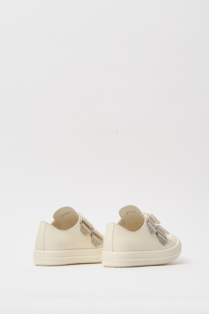 Leather Shoes Strap Low Sneaks - Milk/Milk/Milk