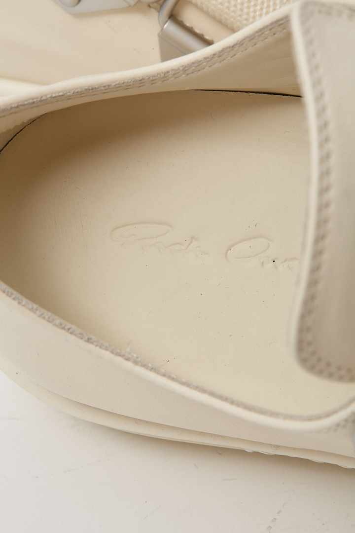 Leather Shoes Strap Low Sneaks - Milk/Milk/Milk