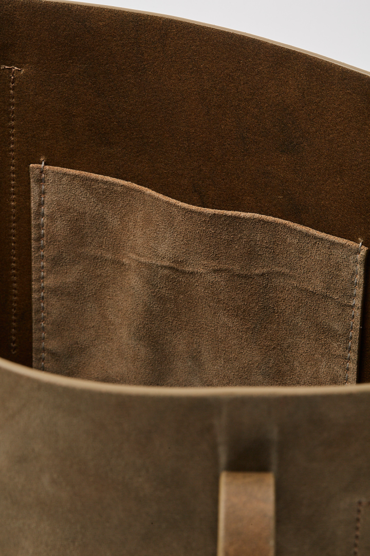 Leather Bag Shopper Sumi - Brown