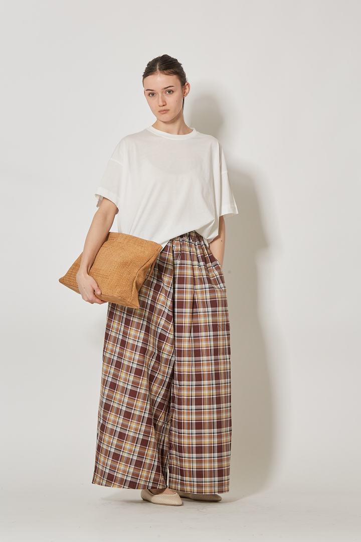 C-Neck Short Sleeves Overisze - Off White