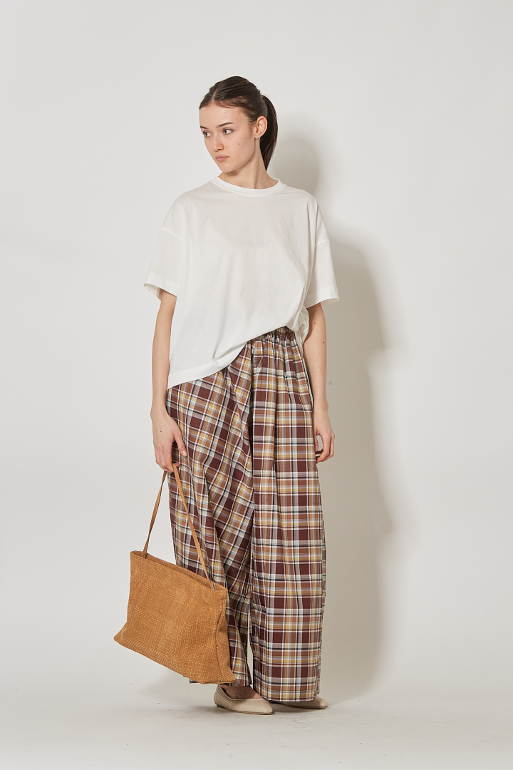 C-Neck Short Sleeves Overisze - Off White