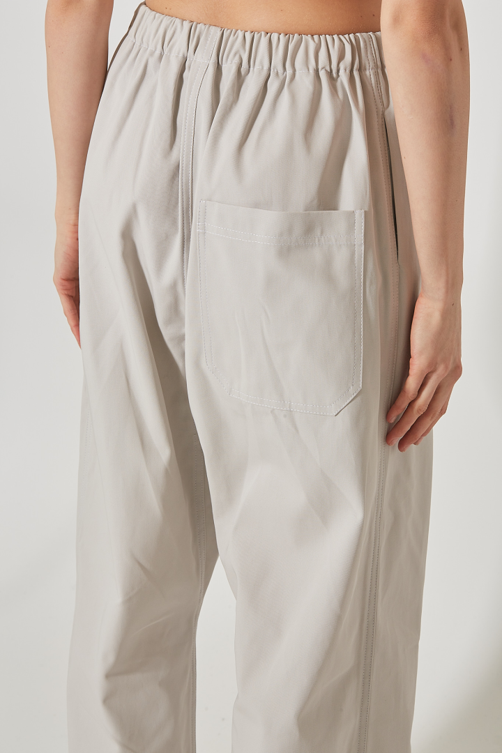 Relaxed Low Crotch Pant - Mastic