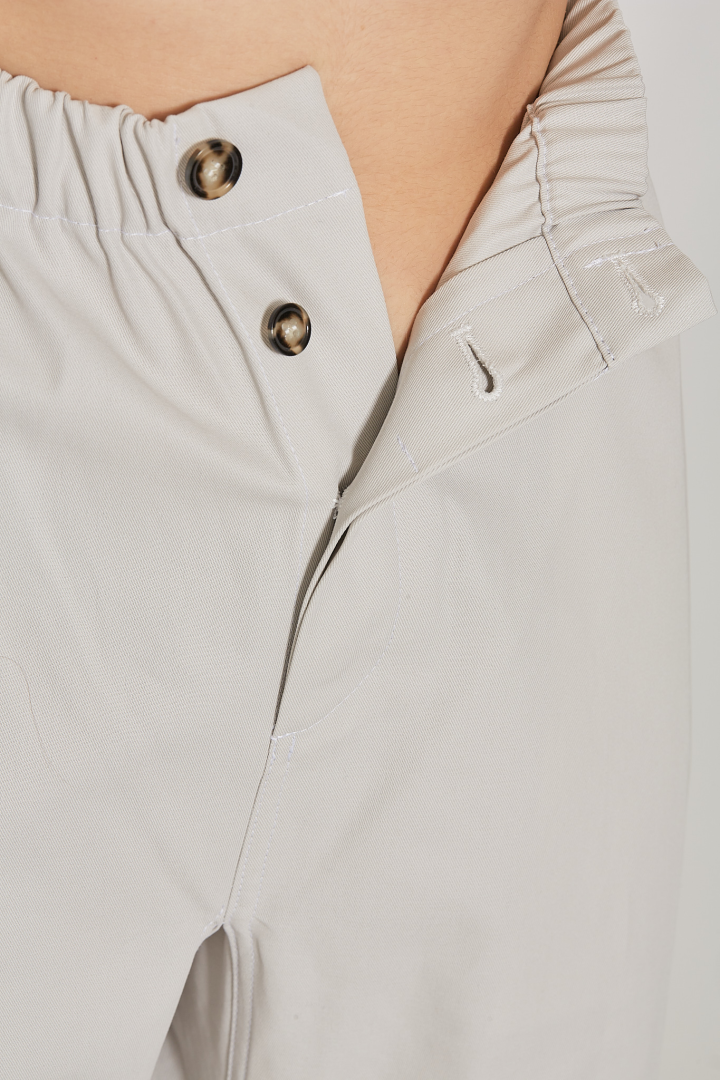 Relaxed Low Crotch Pant - Mastic