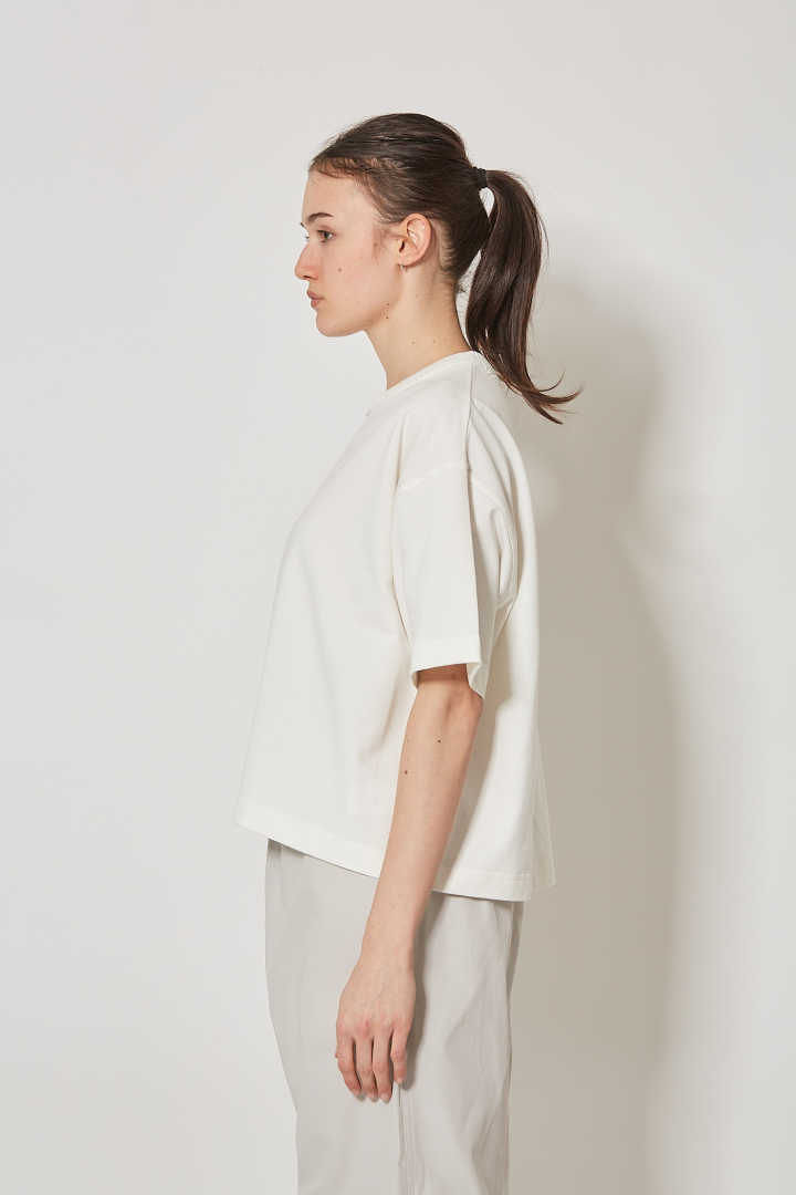 Boxie Oversized T-Shirt S/SL C/Neck - Off White