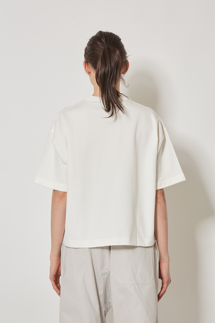 Boxie Oversized T-Shirt S/SL C/Neck - Off White