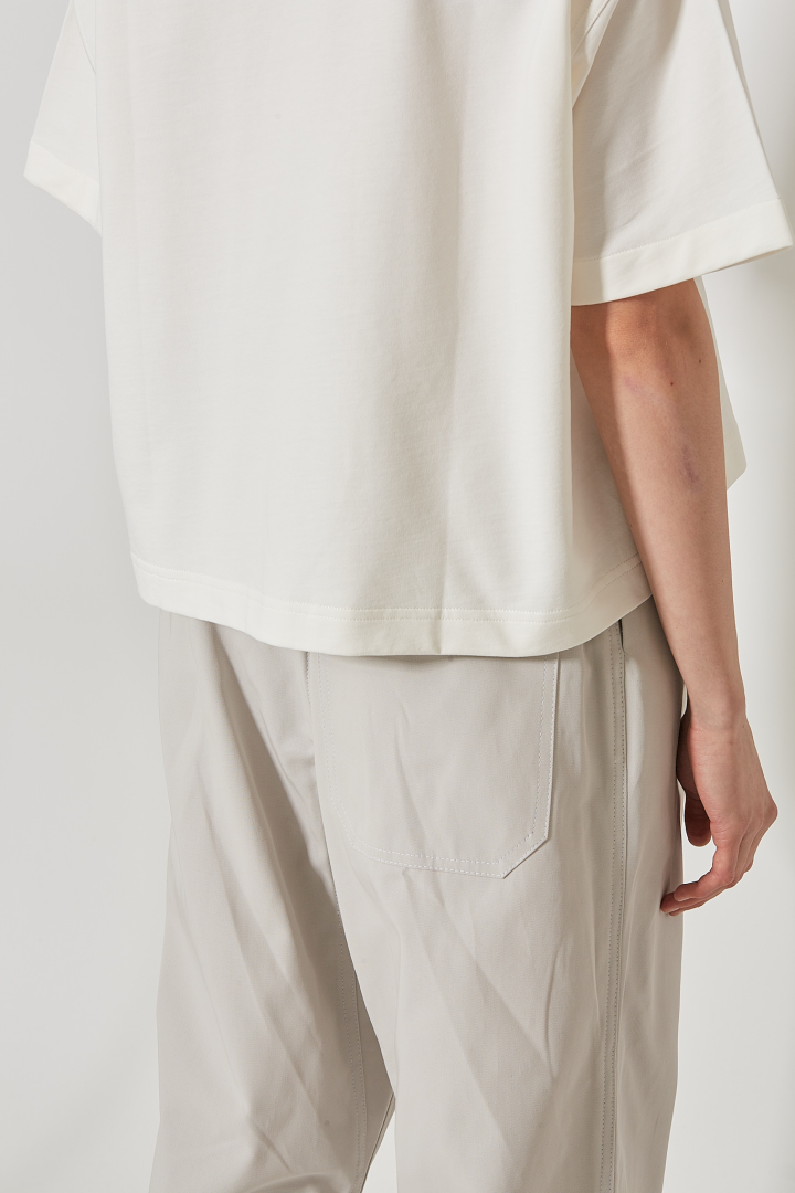 Boxie Oversized T-Shirt S/SL C/Neck - Off White