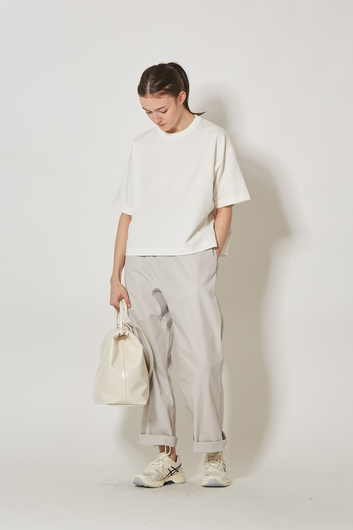 Boxie Oversized T-Shirt S/SL C/Neck - Off White