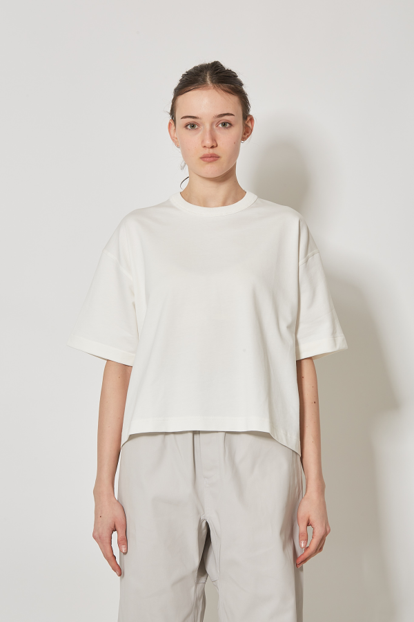 Boxie Oversized T-Shirt S/SL C/Neck - Off White