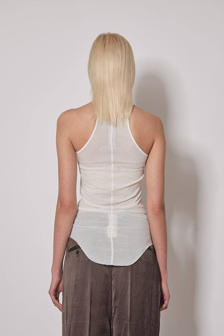 Top Basic Rib Tank - Milk