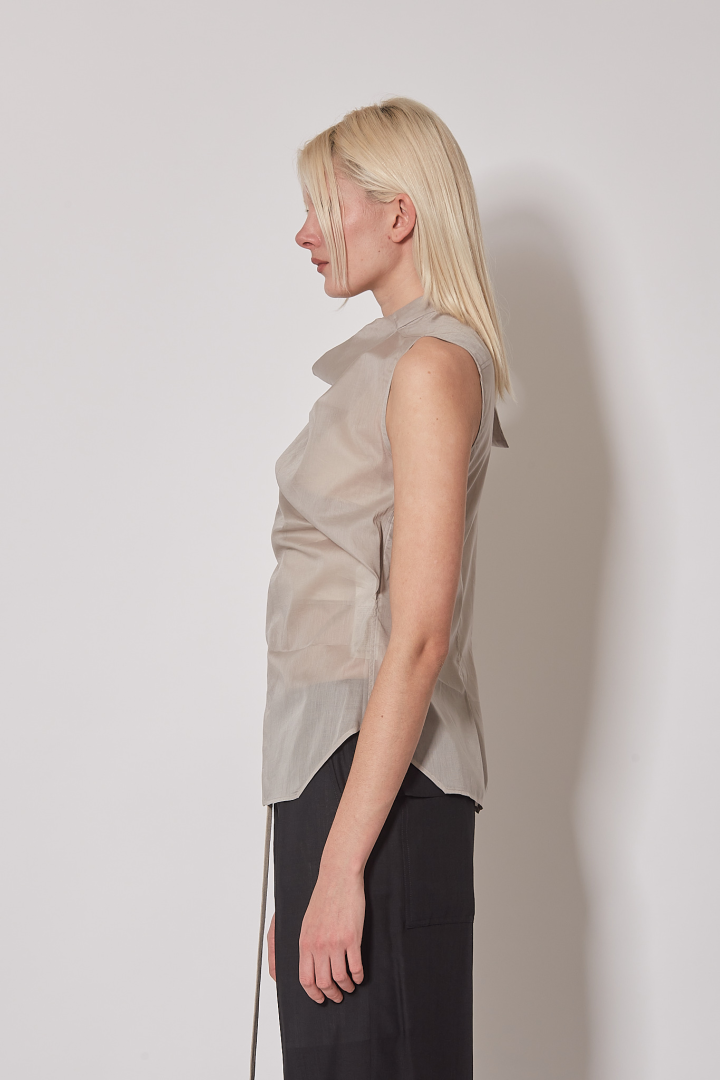 Sleeveless Shirt SL Island Shirt - Pearl