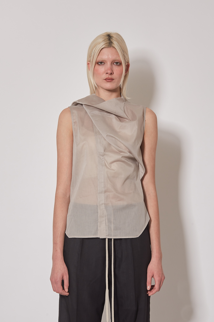 Sleeveless Shirt SL Island Shirt - Pearl