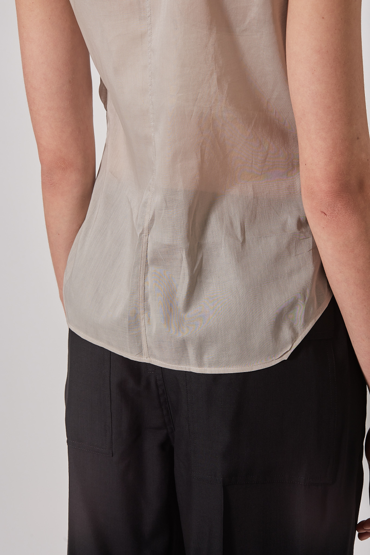 Sleeveless Shirt SL Island Shirt - Pearl