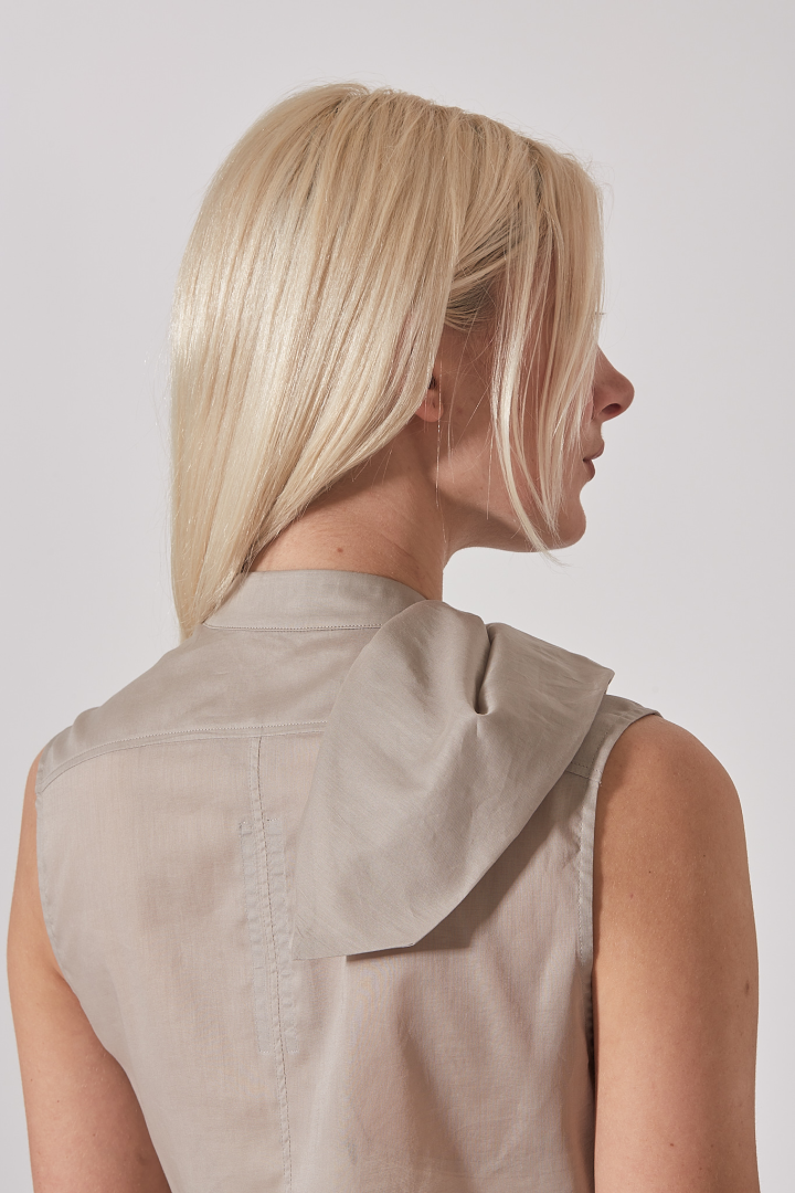 Sleeveless Shirt SL Island Shirt - Pearl