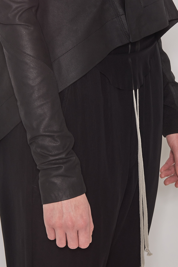 Leather Jacket Naska Biker - Black