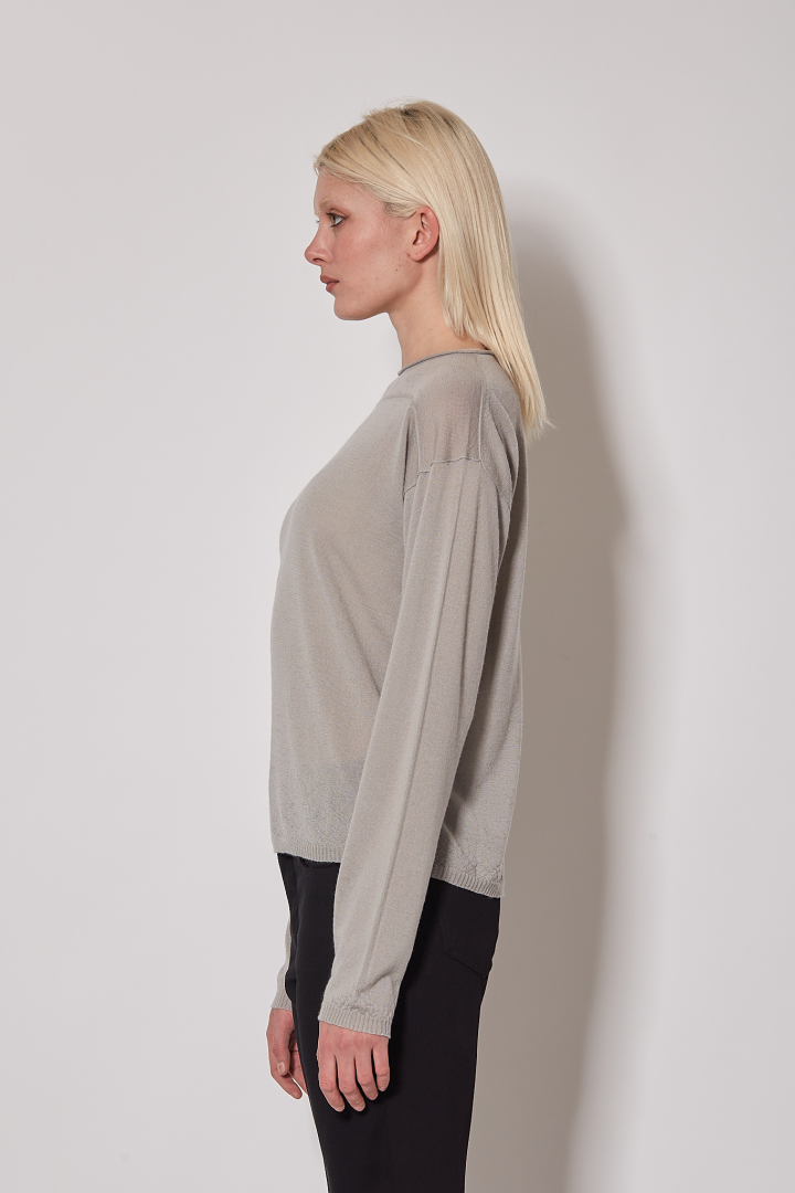 Knit Sweater Pull - Pearl