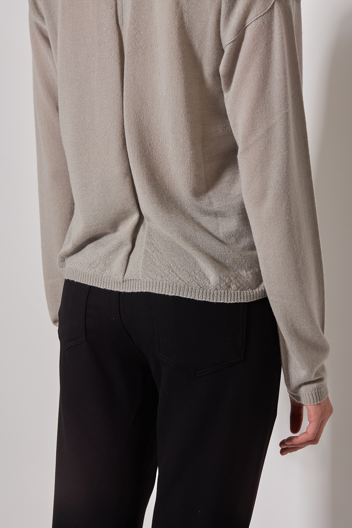 Knit Sweater Pull - Pearl