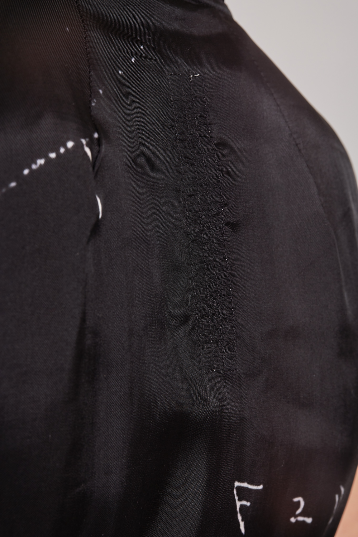 Dress Wrap SL Dress - Black/Milk