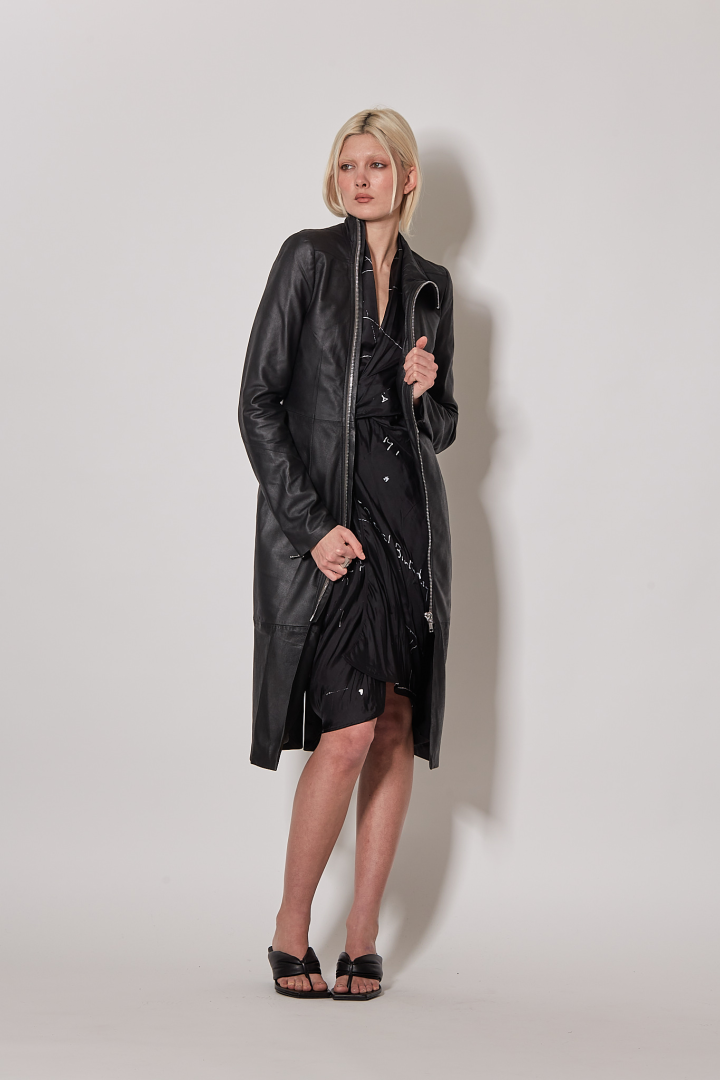 Dress Wrap SL Dress - Black/Milk